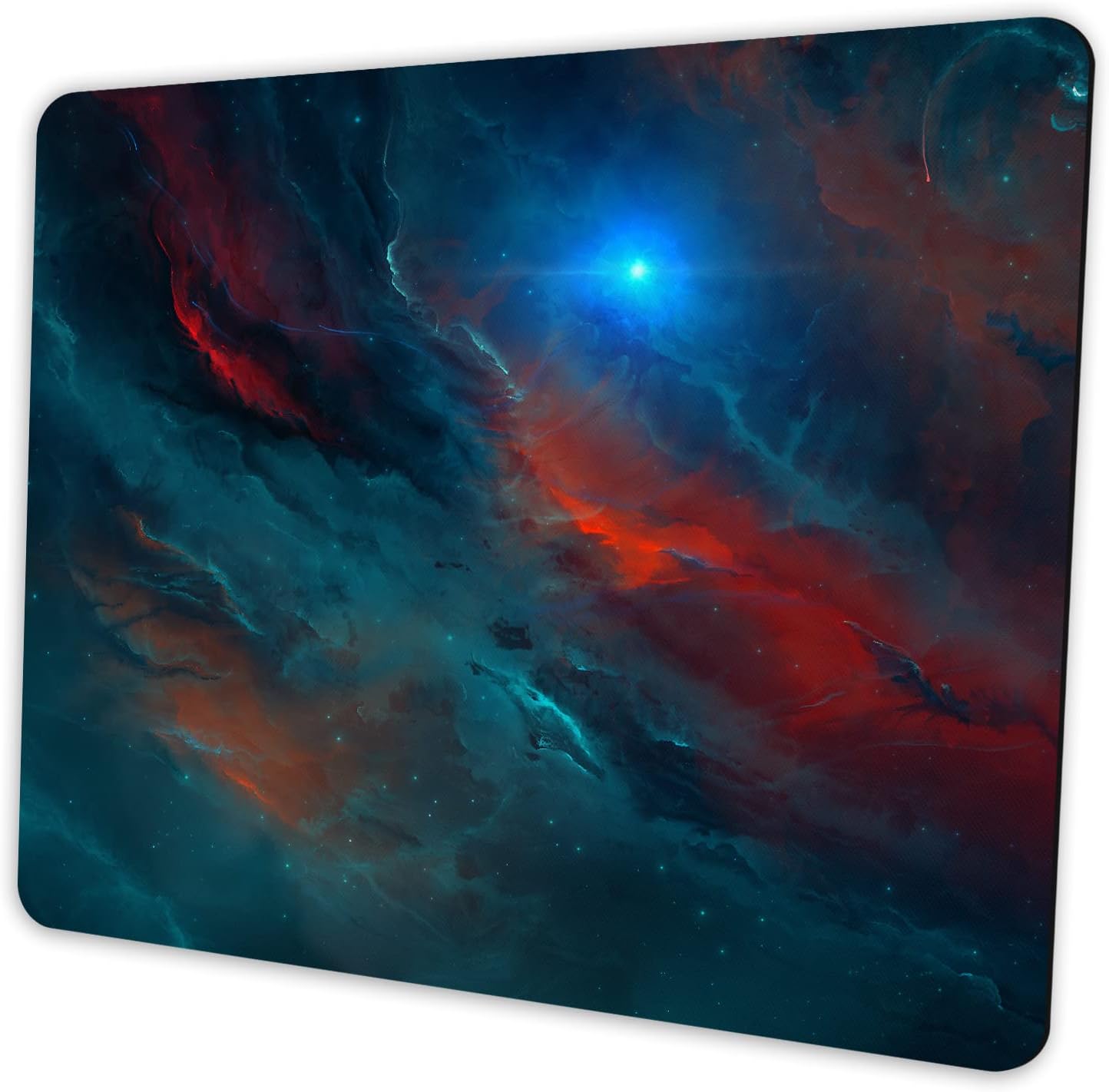 Galaxy Mouse Pad Personalized Design, Non-Slip Surface, Rubber Base, Small Office Desk Pad for Computers and Laptops