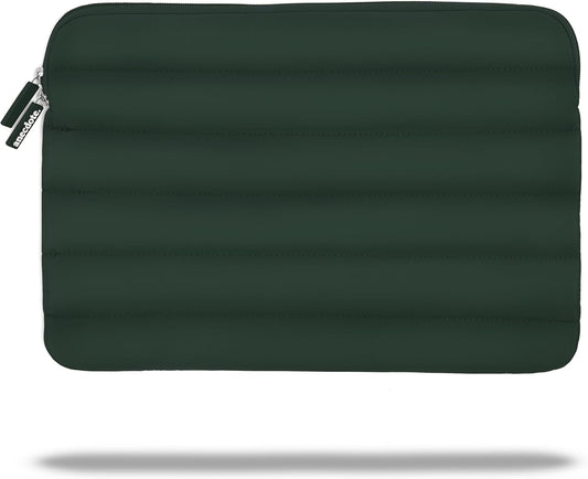 ANECDOTE Laptop Case 15-16 Inch – A Perfect Laptop Sleeve - Compatible with MacBook Air/Pro 15 inch M3 M2 M1 Chip Pro Max 2023-2021 – Fits well, Made of 100% Nylon with Aesthetic Design (Forest Green)
