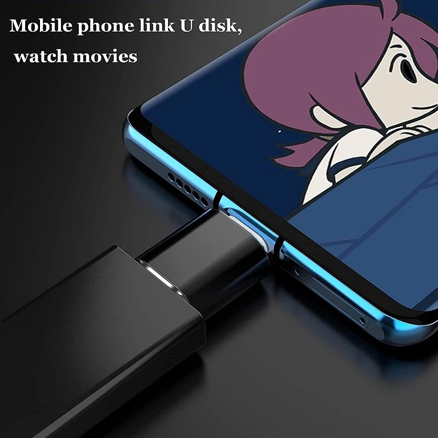 4pack USB C Female to USB Male Adapter，Type-C Female to A Male Car Charger OTG Converter for Apple Watch Ultra 8 9 10,iPhone 16 15 14 13 Pro Max