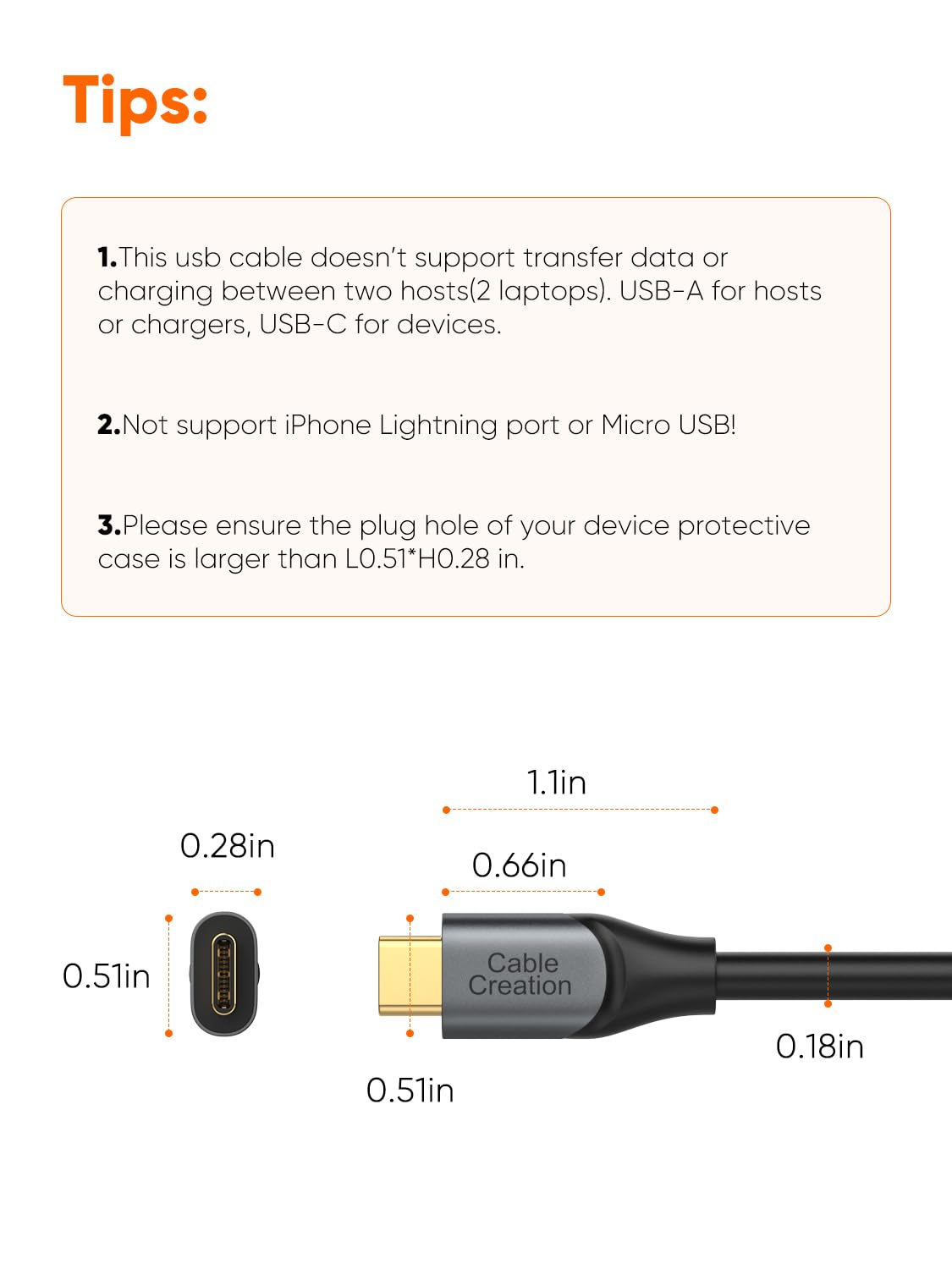 CableCreation USB C to USB A Cable 1FT,USB 3.1 USB 3.2 Gen2 10Gbps USB A to C Data Cable, Android Auto Cable 3A for USB C External SSD MacBook Pro iPad S21, iPhone 16/15 Pro Max Plus,0.3m