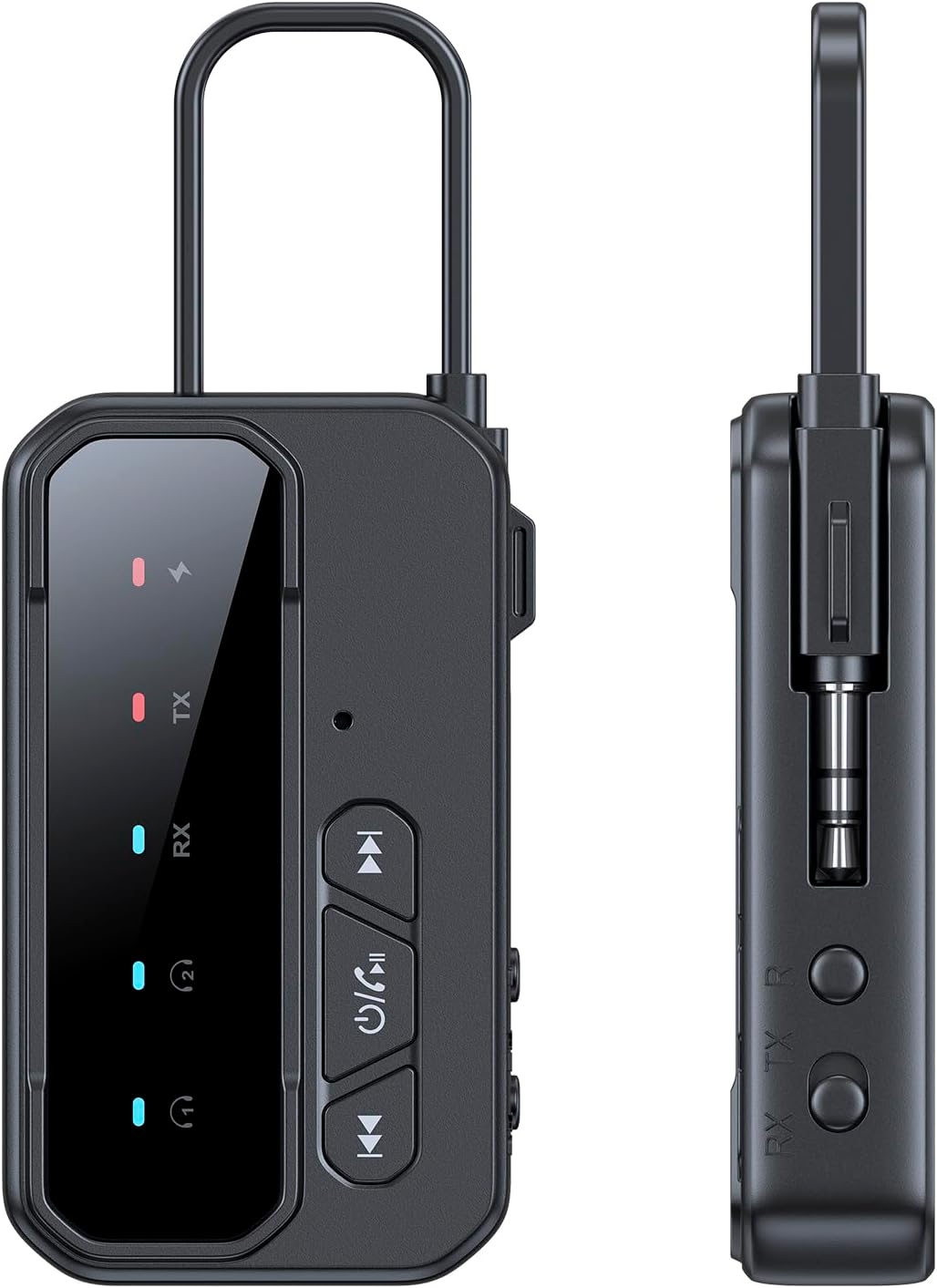 Bluetooth 5.4 Transceiver Pro - Dual Audio Streaming for Airplane, Car & Home, Wireless Adapter for TV/Stereo/Headphones (2 Devices Simultaneous)