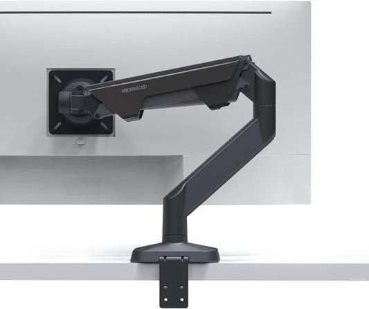 Heavy Duty Monitor Arm Desk Mount for 34 to 49 inch Ultrawide Curved Flat Monitors, Supports 14 to 38 lbs, Smooth Gas Spring Movement, VESA 75x75/100x100, Black, Classic