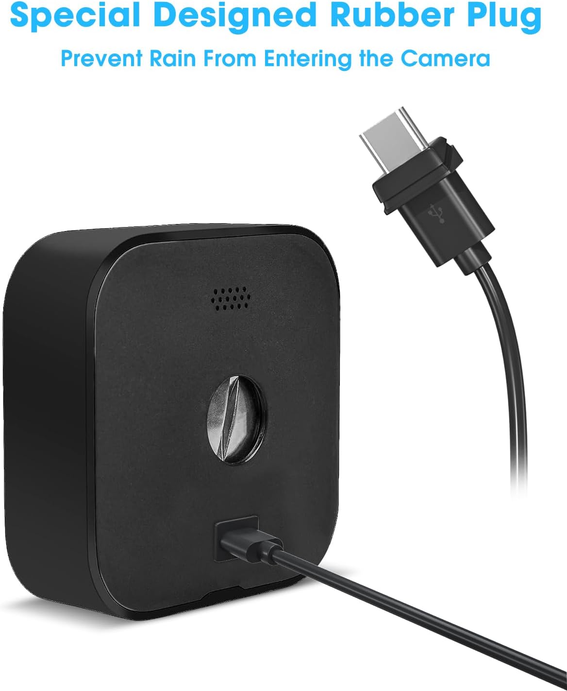 5W Solar Panel for Blink Camera Outdoor, Solar Panel Charger with Battery Compatible with New Blink Outdoor 4 (4th Gen) Camera, with 13.1ft Cable, IP65 Weatherproof, Includes Secure Wall Mount, 4 Pack