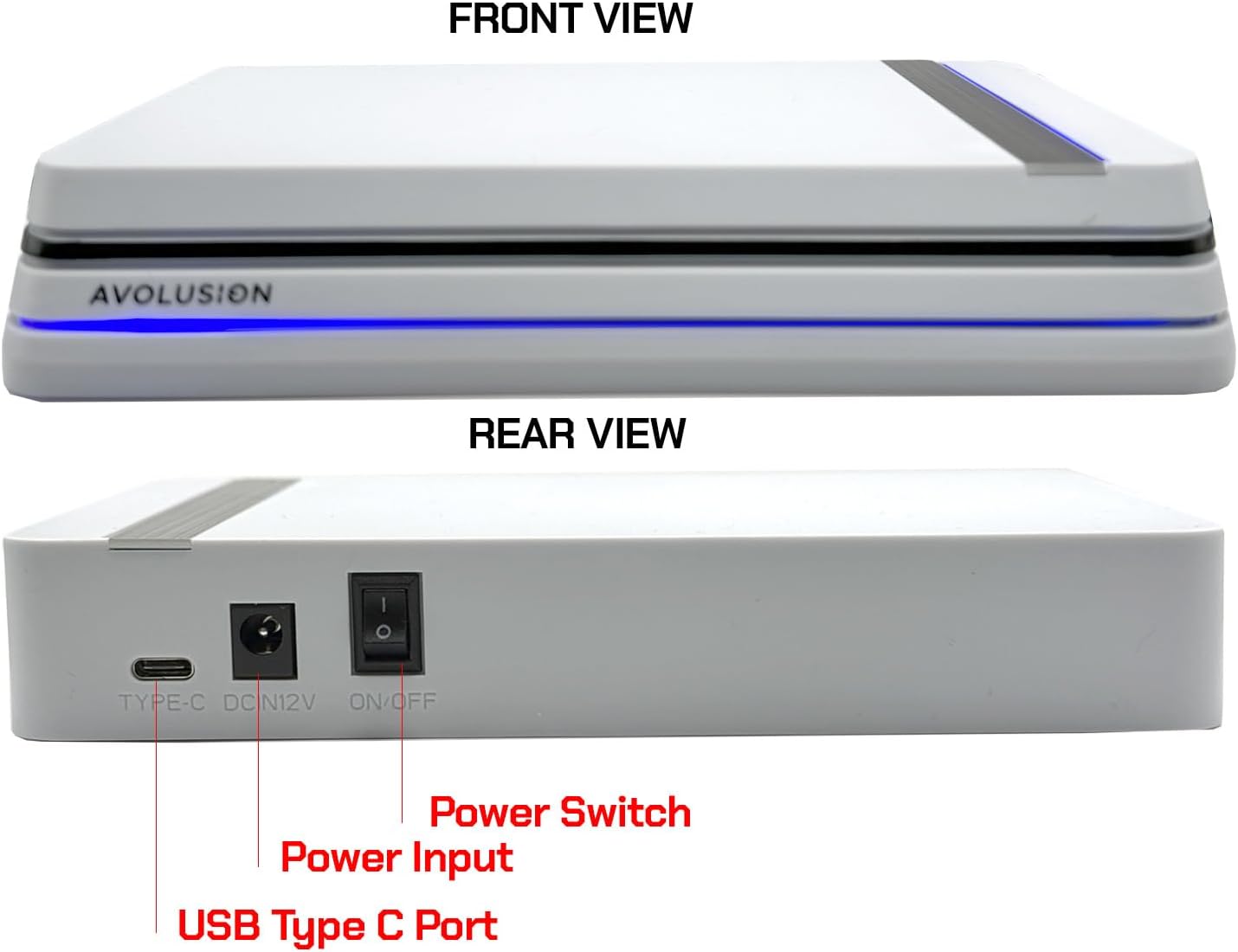 Avolusion PRO-X Series USB 3.0 External Hard Drive for WindowsOS Desktop PC/Laptop (White) - (22TB) (Renewed)