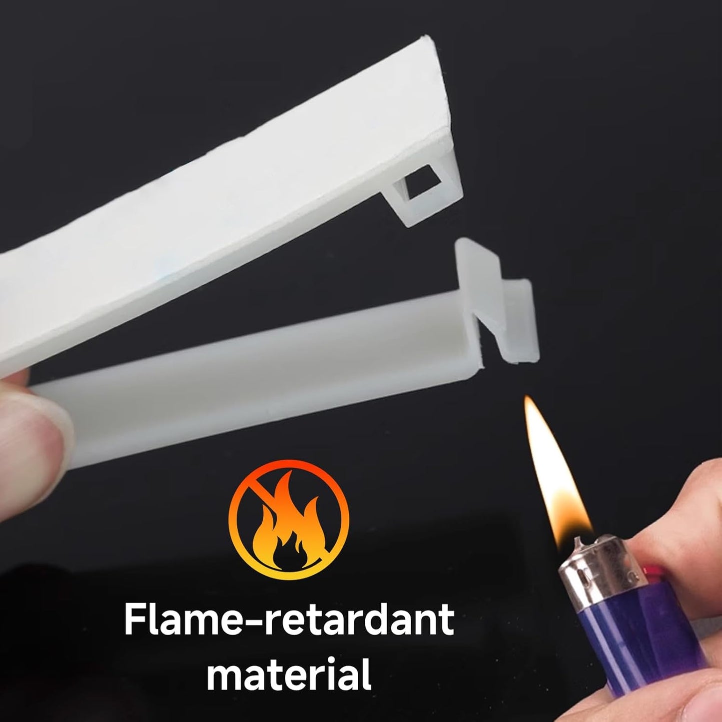 40 pcs Cable Clips with Strong Self-Adhesive, Outdoor Light Clips, White Cord Wire Clips, Nylon Cord Wall Finisher Wire Clamp for Home, Car, Office Desk Wire Management (White, XL-40 PCS)