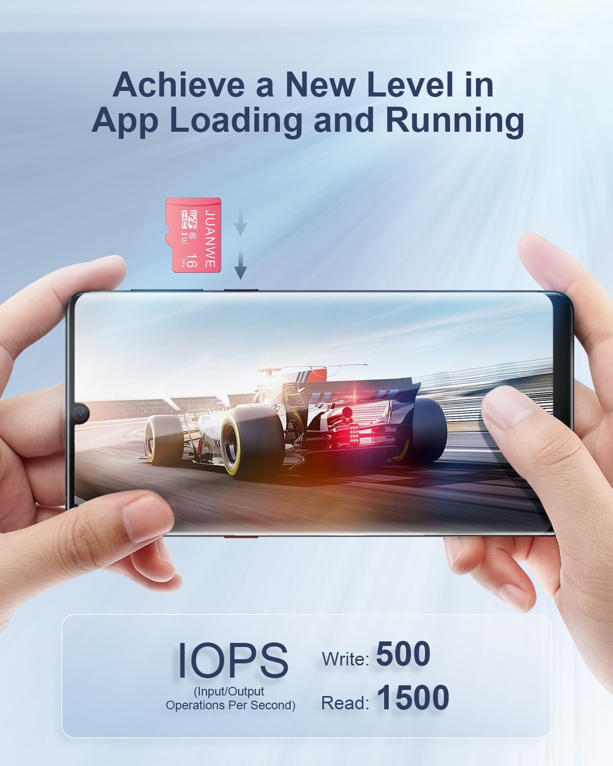 JUANWE 16GB Micro SD Card 10 Pack microSDHC Memory Card with SD Adapter, C10, U1,TF Card 16GB for Dash Cam, Security Camera, Pink