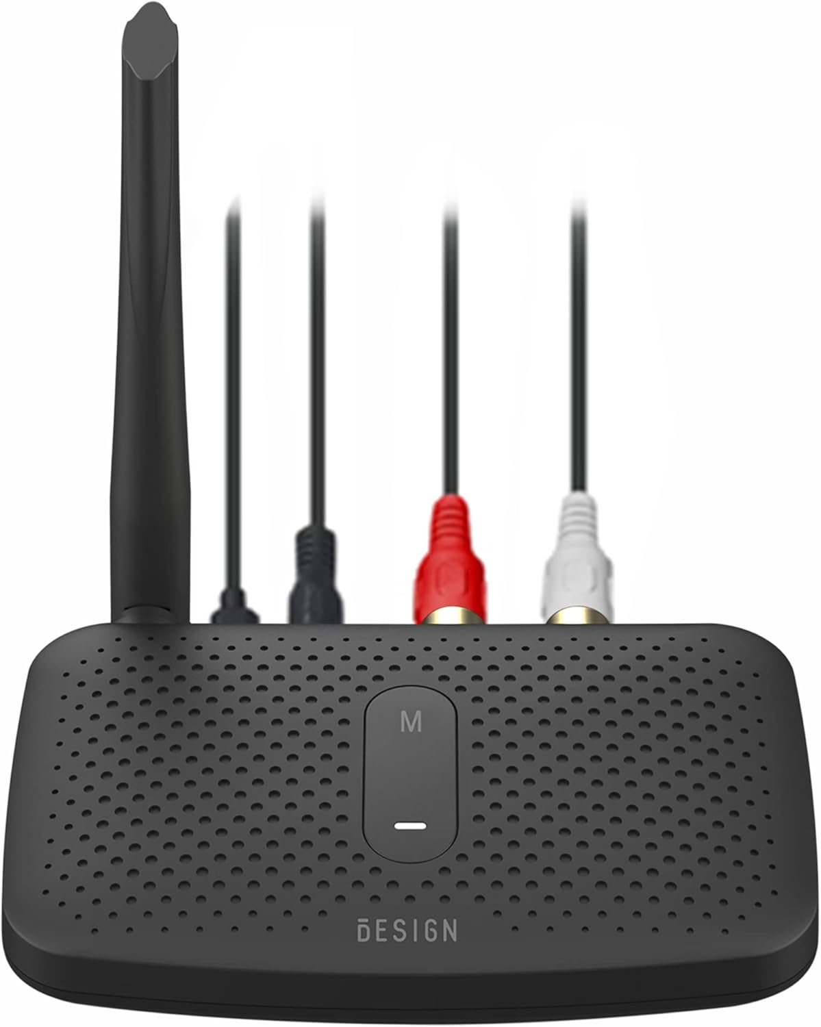 Besign BE-RCA Pro Long Range Bluetooth Adapter for Bluetooth Music Streaming, Black