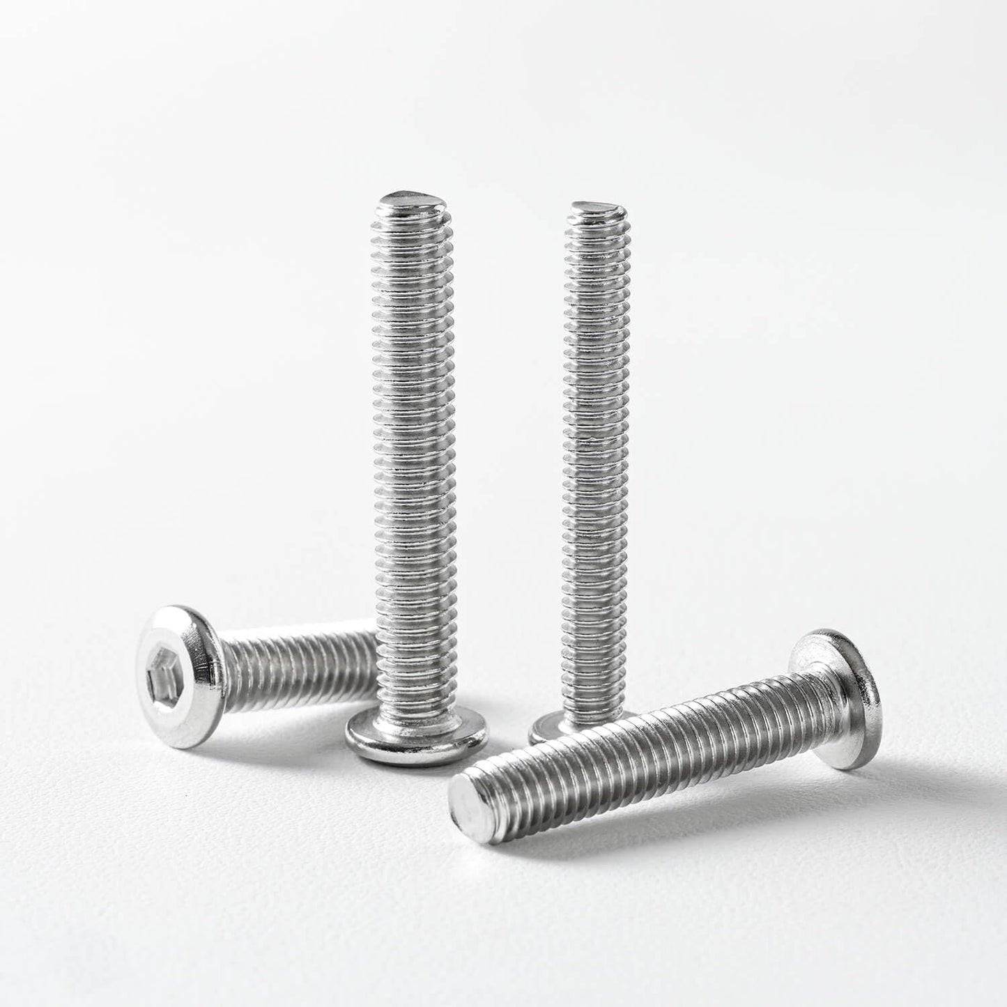 5/16-18 x 3" (10 Pack) Flat Head Hex Socket Cap Screws Bolts, 304 Stainless Steel 18-8, Hex Drive, Bright Finish, Fully Machine Thread