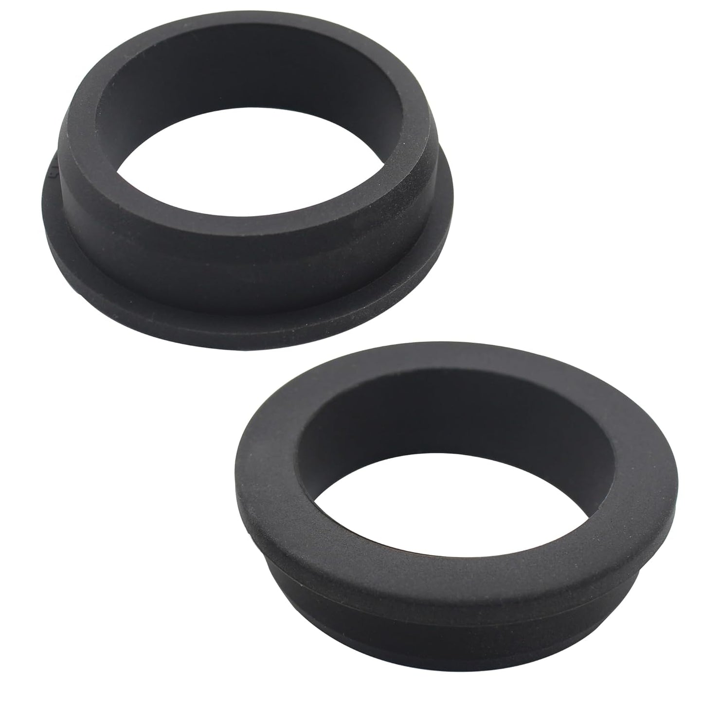 2 Pcs 2" Drill Hole, 1-9/16" ID Silicone Rubber Grommets for Wiring, Large Top Hat Grommets, Waterproof Pool L-Shape O-Ring Seal Hose Pipe Gasket for Pump Motor Hydroponic Irrigation Drywall