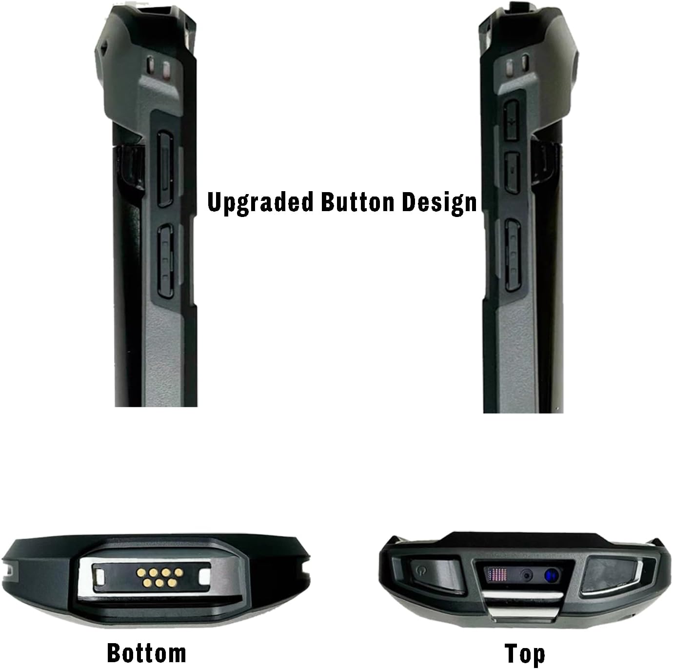 Case for Zebra TC51 TC510K TC52 TC52X TC56 TC57 TC57X TC520 TC520K – Rugged Protective Cover with Strap, Bumper, Boot-Style Holster, Handheld Barcode Scanner Accessory SG-TC51-EXO1-01 (Black)