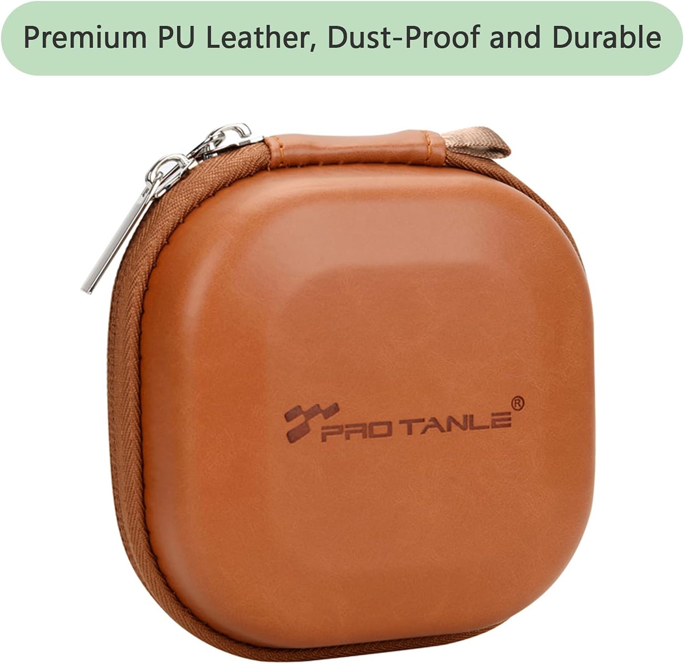 Andoer Camera Filters Case Bags for Filters Up to 82mm, 5 Pockets PU Leather DustProof Filter Hard Storage Case for UV CPL ND Graduated Neutral Density Filters