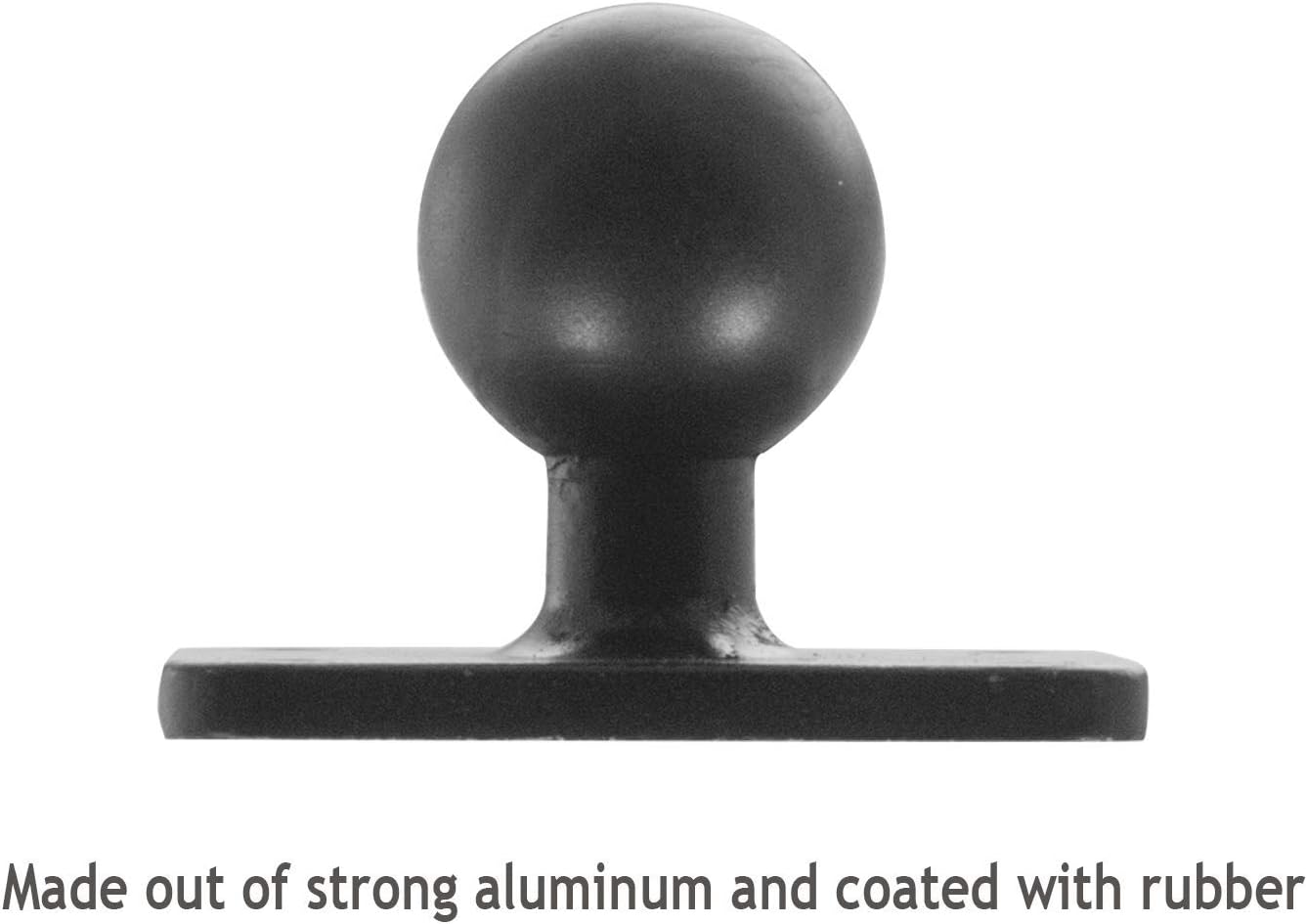 iBOLT 25mm / 1 inch Metal AMPS Adapter Plate for Industry Standard Dual Ball Socket mounting arms