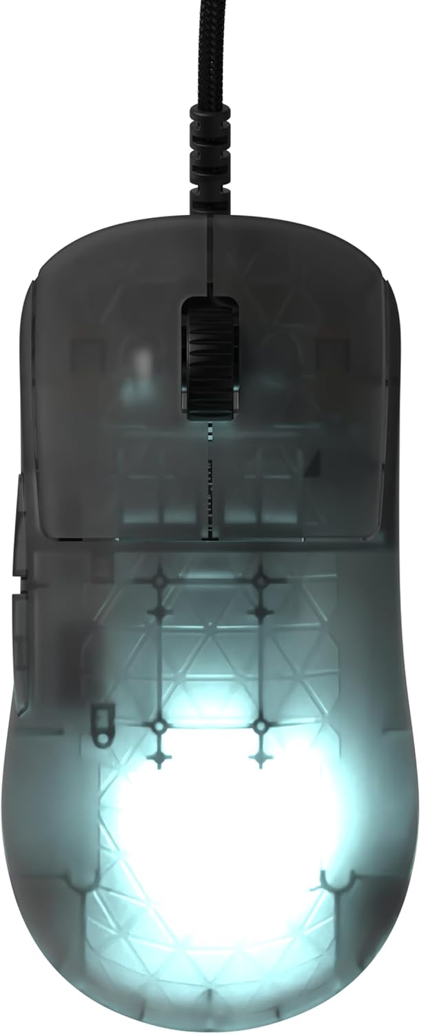 ENDGAME GEAR OP1 RGB Gaming Mouse - Precision Sensor, Kailh GX Switches, White Frost, RGB Lighting, Dark Frost