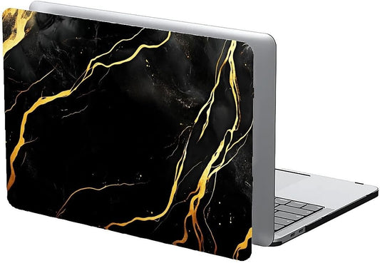 Compatible with MacBook Air 13.3 13.6 Inch Case 2022 2021 2020 2019 Plastic Hard Shell Case Cover,13.3 Air (A1932/A2179/A2337), Black Marble