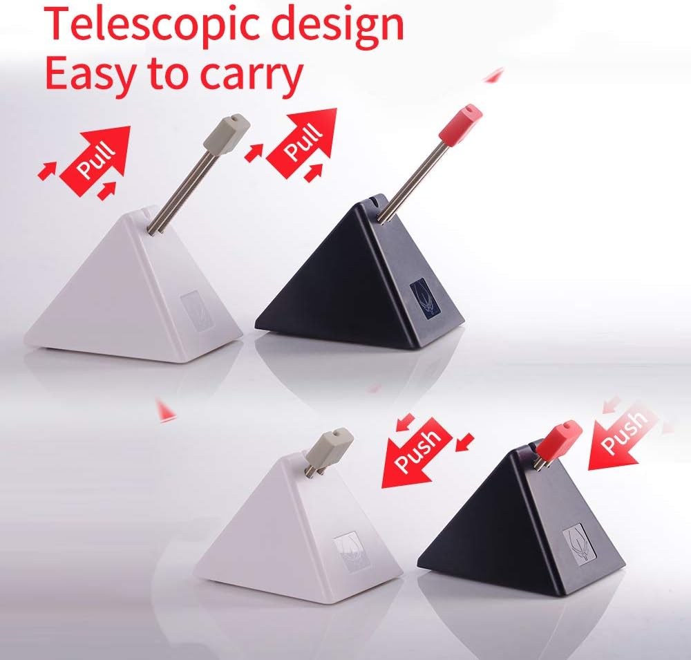 Hotline Games Mouse Bungee Mouse Cord Clip Cord Management System Fixer Holder for Esports FPS Game (3.0 New White)