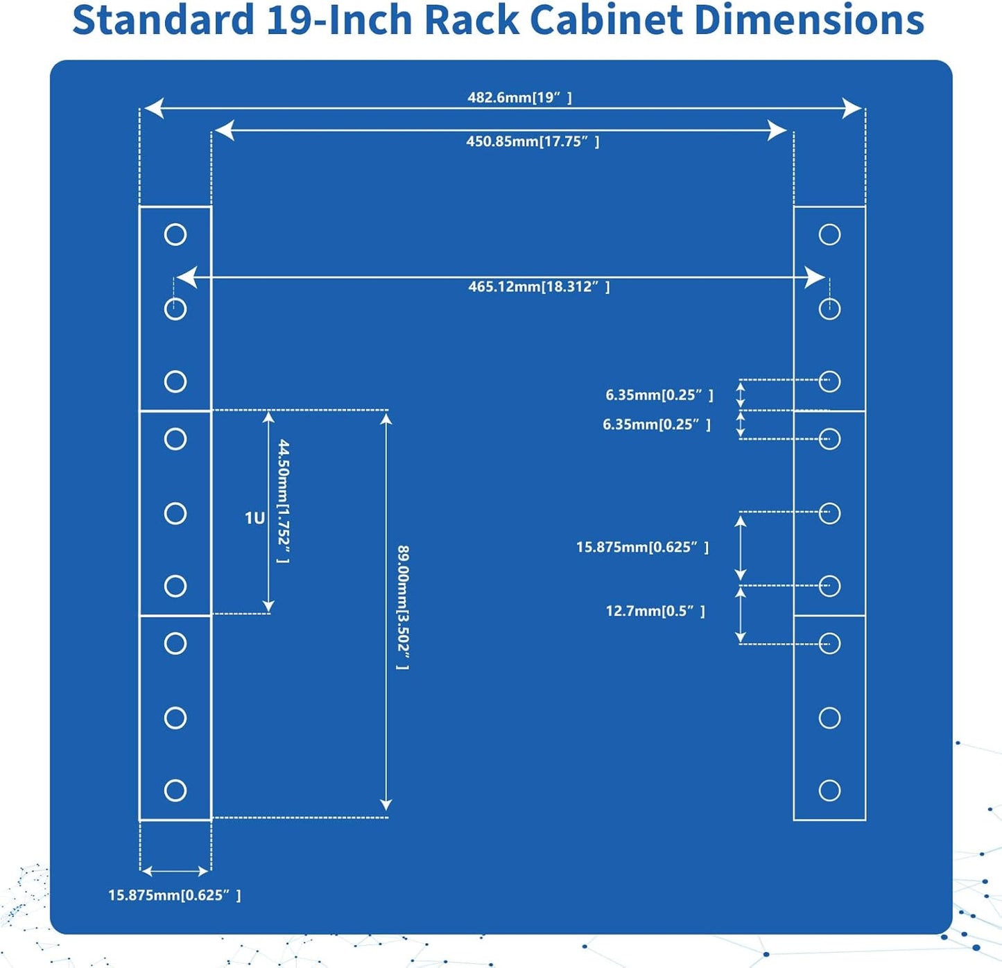 1U PDU Rackmount Power Strip with 8 NEMA 5-15R Outlets & 5-Port Gigabit Ethernet Switch, 15A 100-250V,10KA SPD 3600J Surge Protection, 6ft Cord, ETL Listed, Ideal for Server Racks & Networking