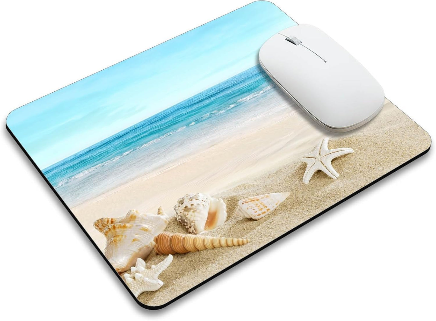 Beautiful Beach Mousepad Rubber Base Mouse Pad Non-Slip Mouse Mat for Office Desk Laptop Home Computer Mouse Pads