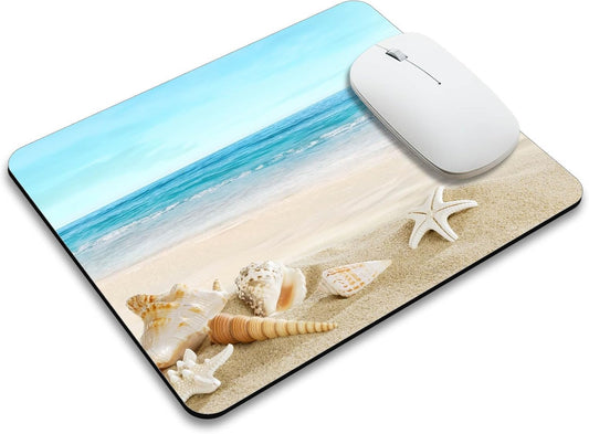 Beautiful Beach Mousepad Rubber Base Mouse Pad Non-Slip Mouse Mat for Office Desk Laptop Home Computer Mouse Pads