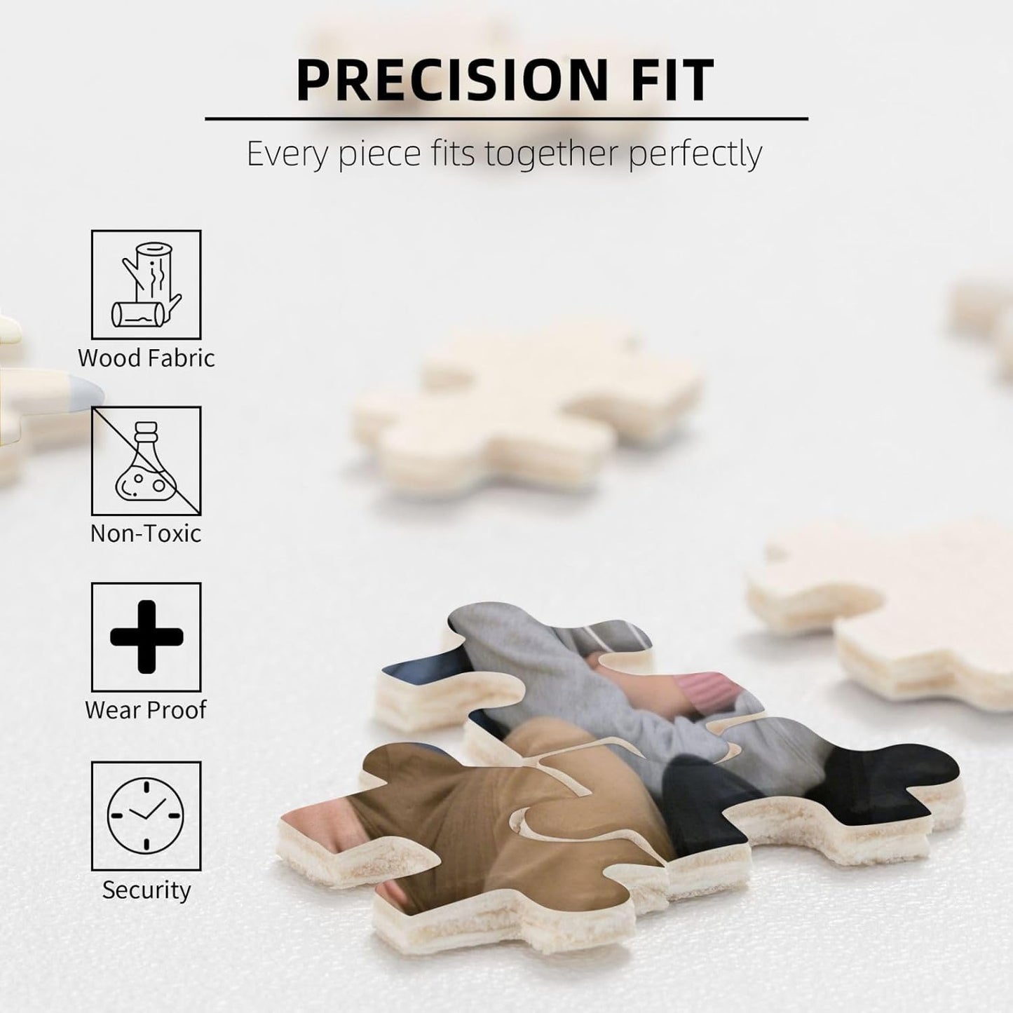 Custom Puzzle, Personalized Puzzle for Photos, Customized Puzzle 120/200/300/500/1000/1500 Pieces for Family, Christmas, Pet, Birthday, Wedding Gift