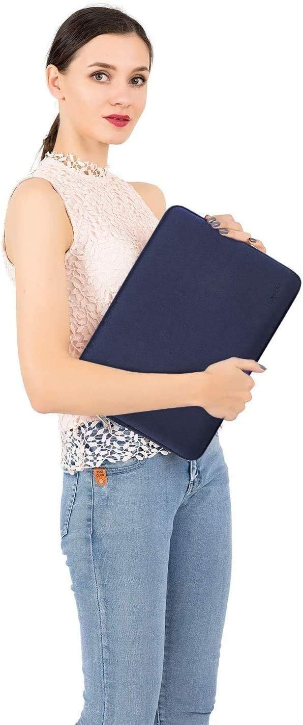 MOSISO Laptop Case 14 inch, 14 inch Laptop Sleeve Bag Compatible with HP Lenovo Dell ASUS Acer, HP Stream, Dell Latitude, Lenovo IdeaPad, Neoprene Computer Sleeve Bag with Small Case, Navy Blue