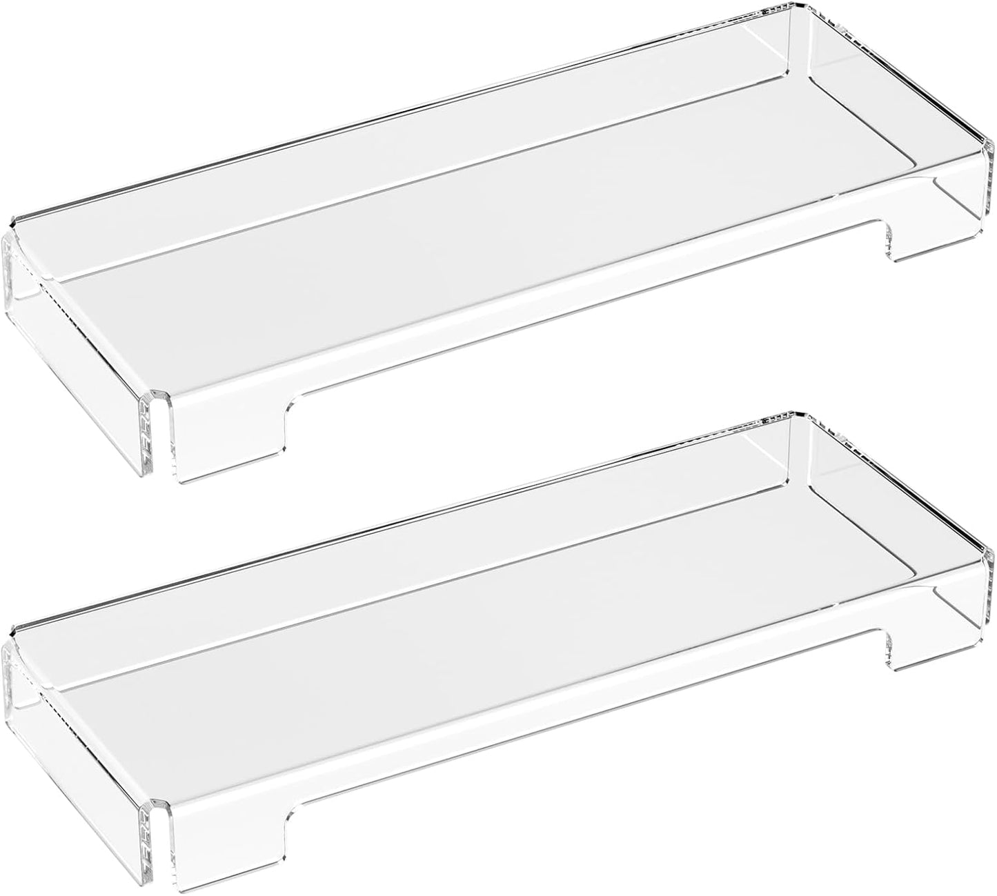 Acrylic Computer Keyboard Cover, Mechanical Keyboard Dust Cover PC Keyboard Cat Protector, Cat Keyboard Protector (2 Pack, Clear)