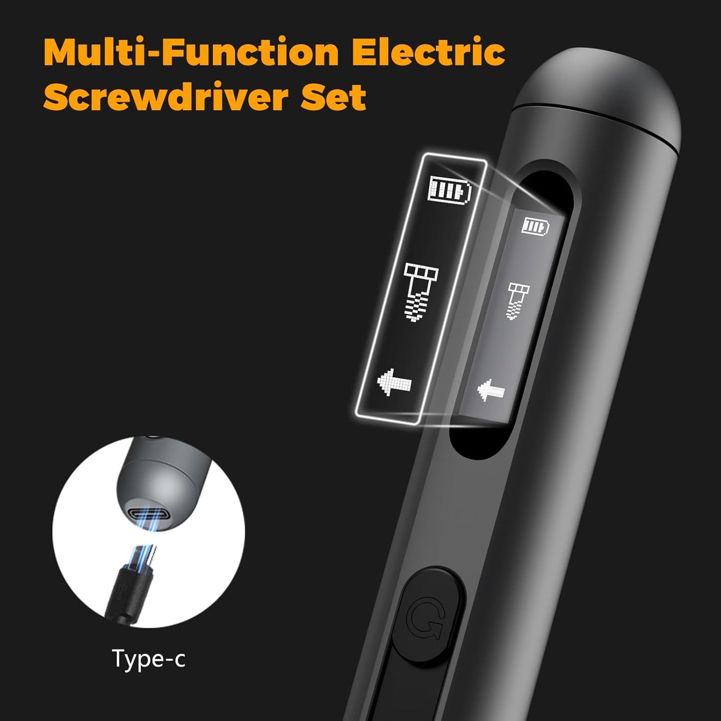 3.7V Electric Screwdriver Kit, 48-in-1 Dual-Head Precision Screwdriver Set with Manual and 170 RPM Electric Screwdriver, USB Rechargeable, Ideal for Precision Electronics Repair