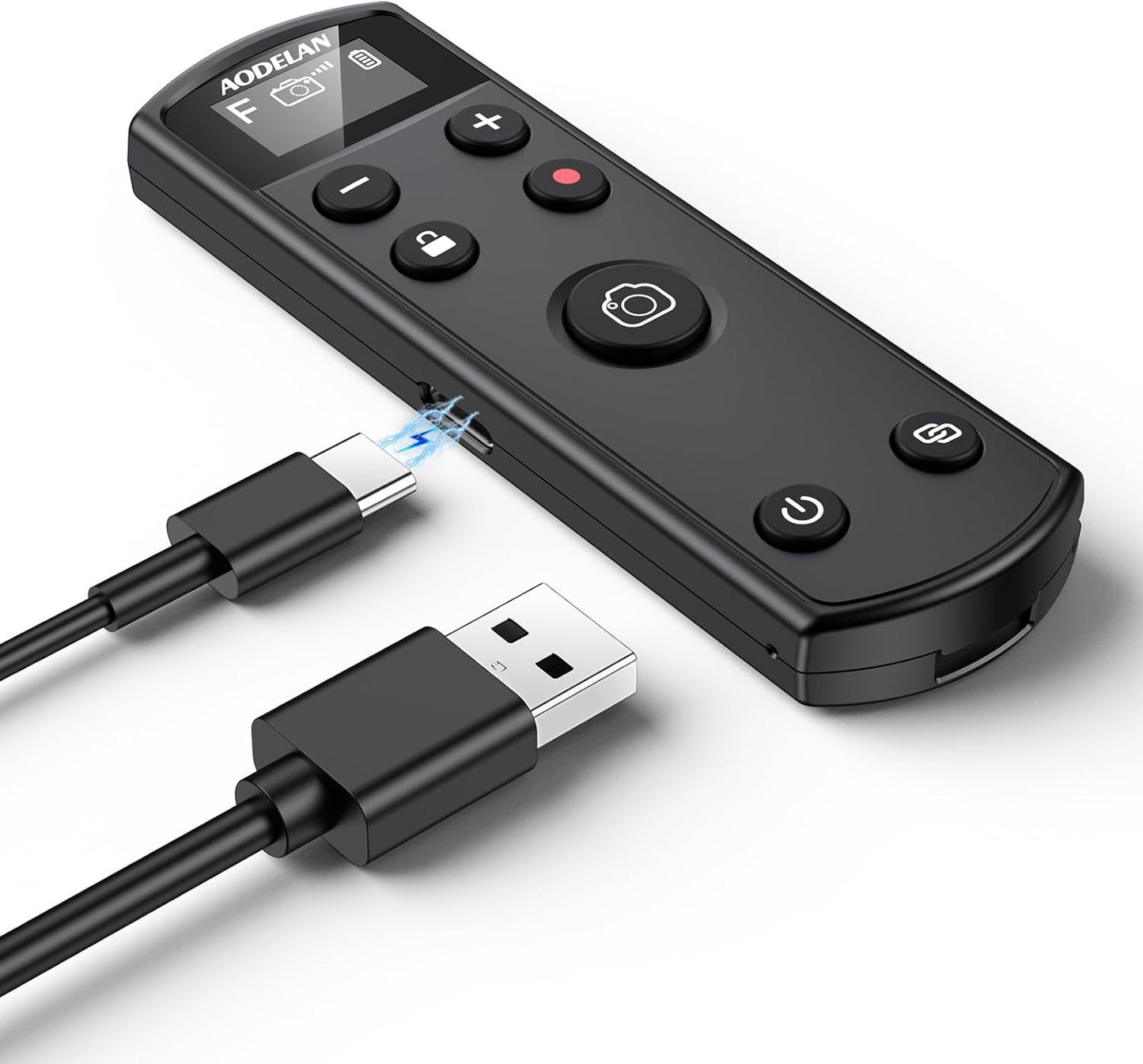 for Fuji Camera Rechargeable Shutter Release, AODELAN Wireless Remote Control Compatible with Fujifilm X-T30 II,X-S10,X-H2,X-H2S,X-T3,X-T4,X-T5,X-S20,X-T30,X-T50,X-M5,X100VI,X-E5,X Half