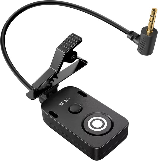 for Fuji gfx100II/GFX100RF Cable Release Wire Shutter Button Shooting Controller RC301-3.5mm Small Remote Control for Fujifilm Camera to xt50/X-M5/x-s10/xs20 xt200 (RC301-3.5mm Fuji 30cm/11.8in)