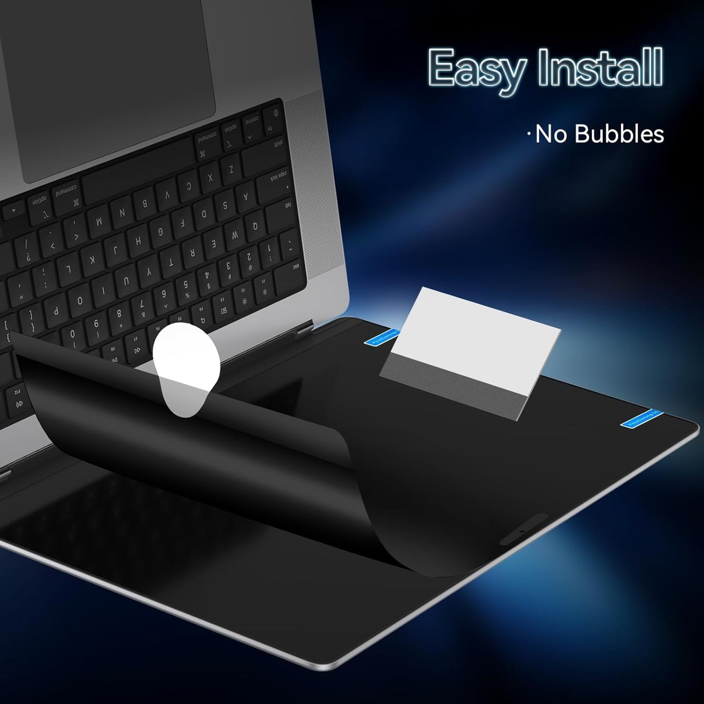 360° Privacy Screen for MacBook Pro 13 Inch(2016-2022, M1, M2)/MacBook Air 13 in(2018-2021,M1), 4 Way Privacy Anti Glare Blue Light Filter Shield Film Anti Spy Laptop Protector for Mac 13In Computer