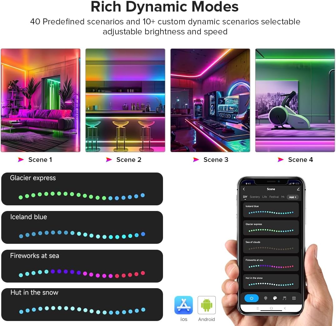 BTF-LIGHTING 2.4G WiFi DR03W RGB SPI Controller Tuya APP/Smart Life/Google Home/Alexa Control Support WS2812B WS2811 WS2815 etc Addressable LED Strip Work with WR01RF RC03RFB RF Remote