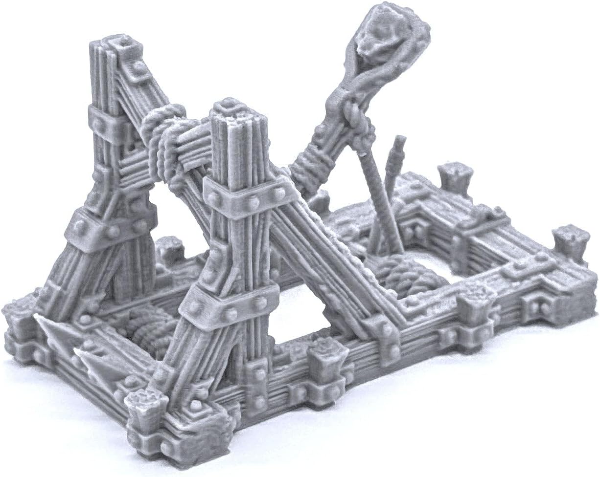 EnderToys Catapults by Printable Scenery, 3D Printed Tabletop RPG Scenery and Wargame Terrain 28mm Miniatures