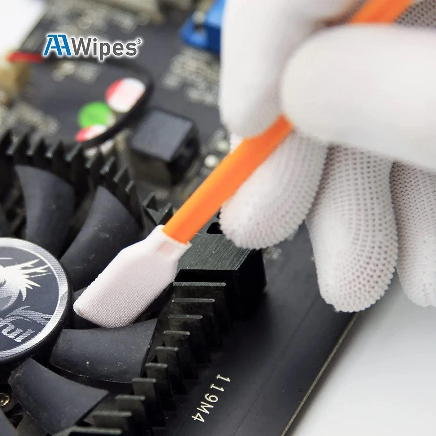 AAwipes Cleaning Swab Kit - Microfiber Knitted Polyester Sticks (5 Type) Lint Free for Printer, Gun, Optics Lens, Camera, Arts and Crafts, Automotive Detailing (FA501)