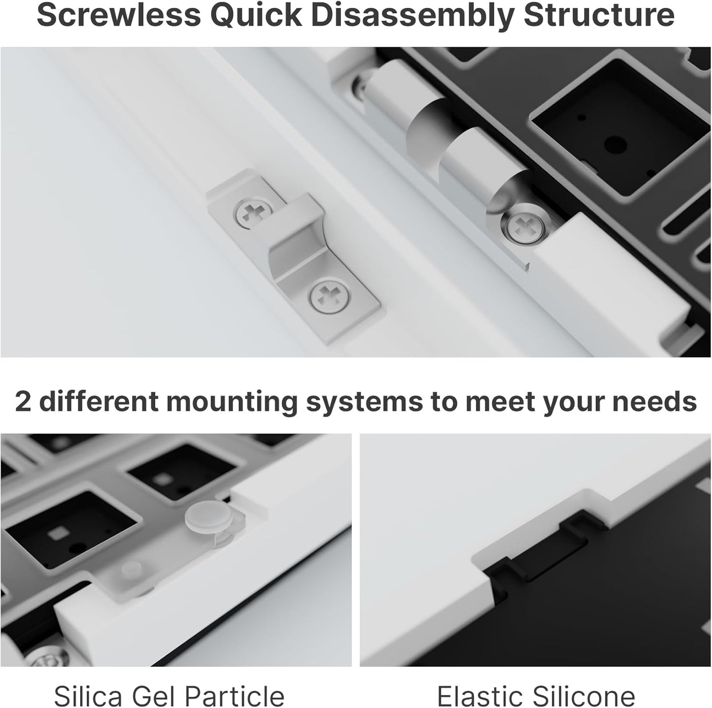 Chilkey ND TKL Aluminum Mechanical Keyboard, 87 Keys Tenkeyless Wireless Gaming Keyboard, Tri-Mode BT5.3/2.4GHz/USB-C PBT Keycaps Hot Swappable Custom Key Board for Windows Laptop Office PC