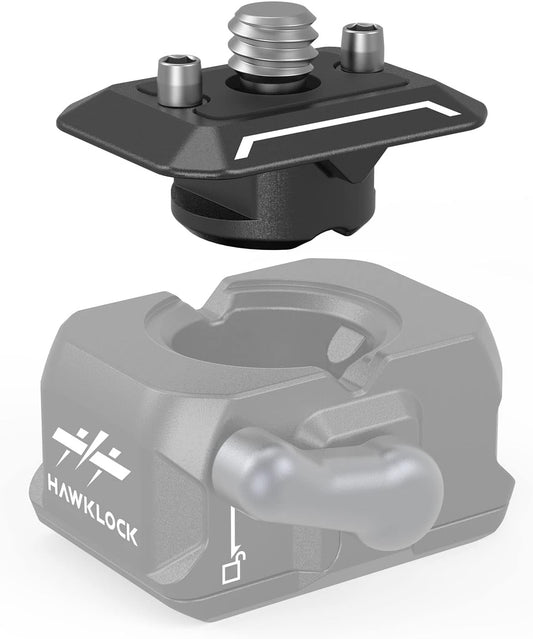 SmallRig Quick Release Plate with 1/4" Screw, HawkLock Quick Release Top Plate for Stabilizer, Action Camera, Monitor, LED Light, QR Top Plate for SmallRig HawkLock Quick Release System - 3730C