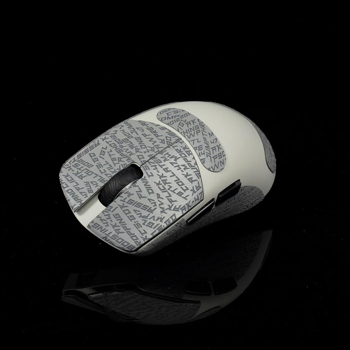 Grip Tape for Lamzu Atlantis Maya - Anti-Slip,Enhanced Control, Sweat Resistance,Improves FPS Gaming Grip & Mouse Protection [Pre-Cut] CS Gray 0.3mm