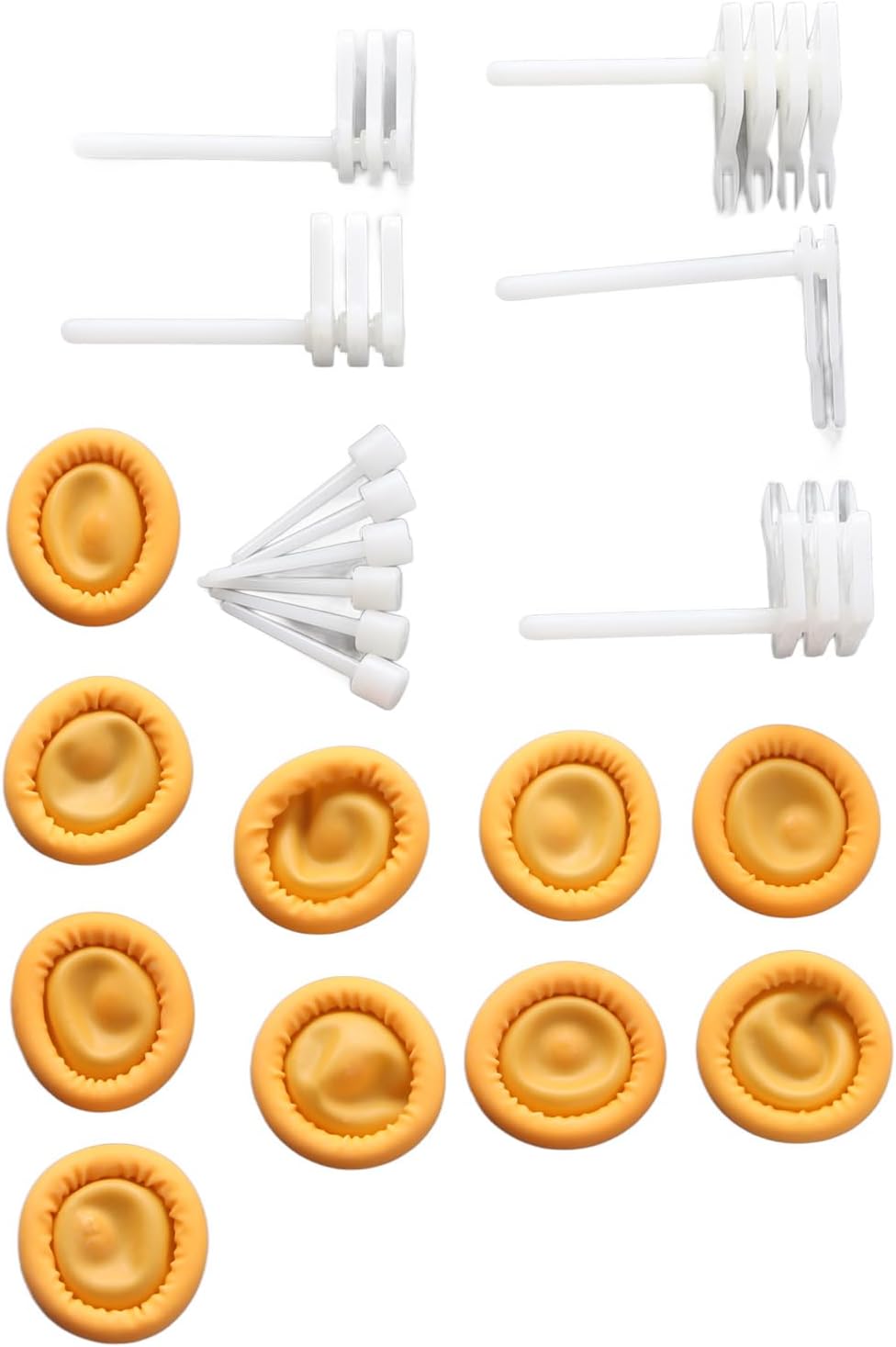 21 Pcs Hard Drive Head Replacement Comb Set, HDD Data Recovery Tool Kit with ABS Magnetic Head Repair Combs for Secure Fixation 104 123 203 302 403