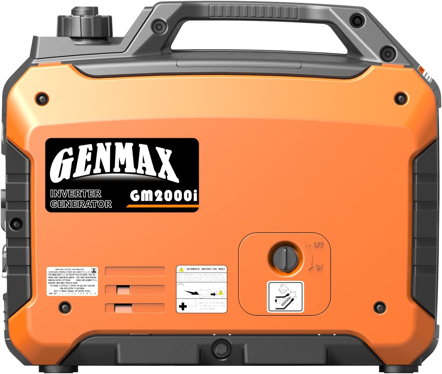 GENMAX Generator，EPA Compliant, Eco-Mode Feature, Ultra Lightweight for Backup Home Use & Camping