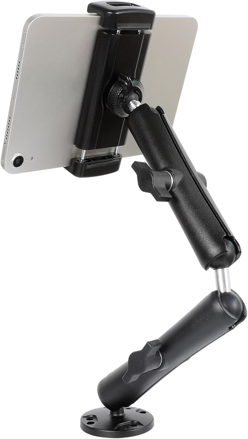 Dual Extension Double Socket Arm with 1" Double Ball Adapter Compatible with RAM B Size Mount and Other 1 inch Industry Standard Device, 360° Rotation Rod for Bike, Truck, Car (12.7" Length)