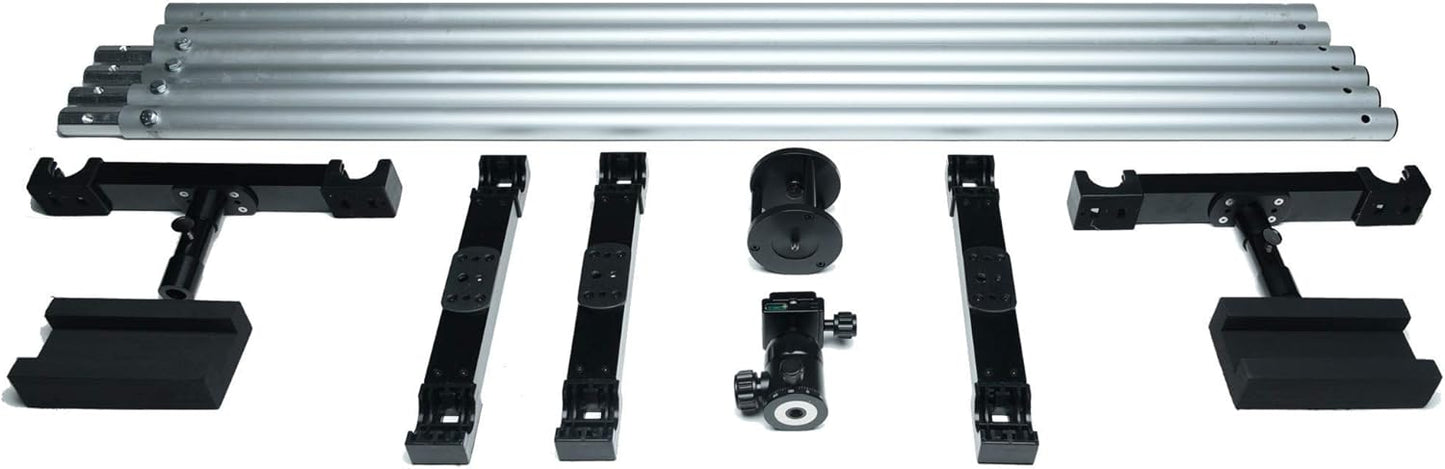 Glide Gear OH 150 Overhead Rig – for Camera, Lights – 4–12ft Modular Platform, Tripod/C-Stand Mounted, 20 lb Capacity