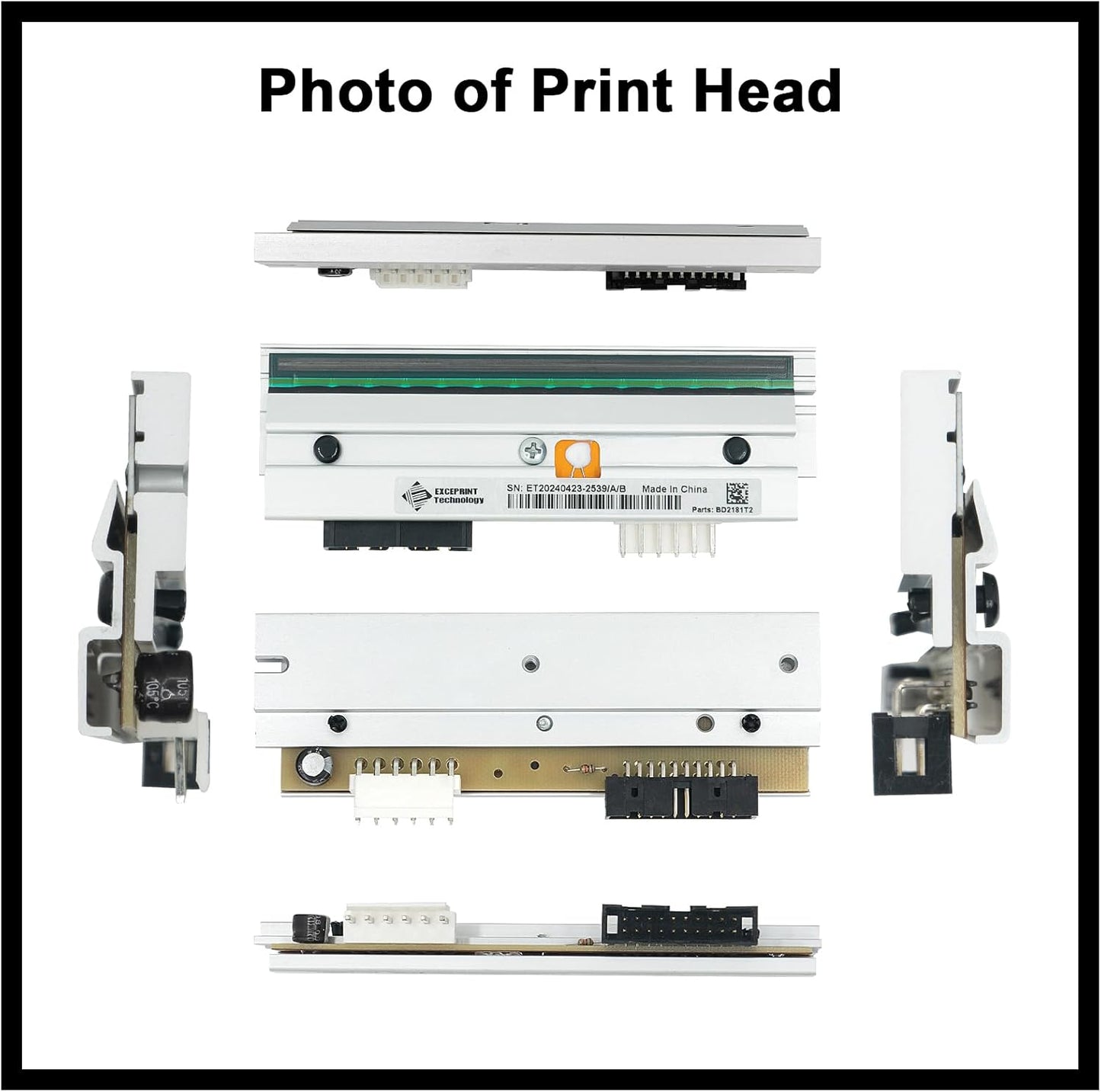 eecee PHD20-2181-01 New Printhead for Datamax I-4206 I-4208 I-4210 I-4212 Thermal Label Printer 203dpi - Spare Part/Replacement Printhead Compatible with Datamax Printer