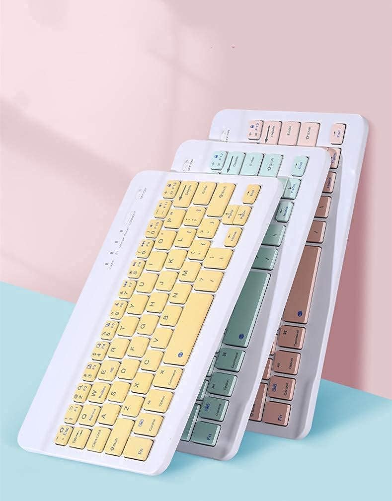 AnMengXinLing Keyboard Case for iPad 11th(A16)/iPad 10th Generation 2022 with Mouse Detachable Wireless Bluetooth Keyboard Pencil Holder Slim Leather Cover for iPad11/iPad10, Pink