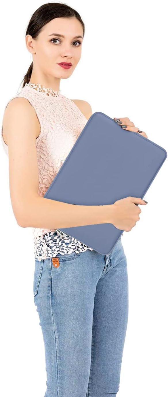 MOSISO Laptop Case 13 inch, 13 inch Laptop Sleeve Bag Compatible with MacBook Air 13 M4 M3 M2 M1 2025-2018 / Pro 13 M2 M1 2025-2016, Neoprene Computer Sleeve Bag with Small Case, Pastel Blue