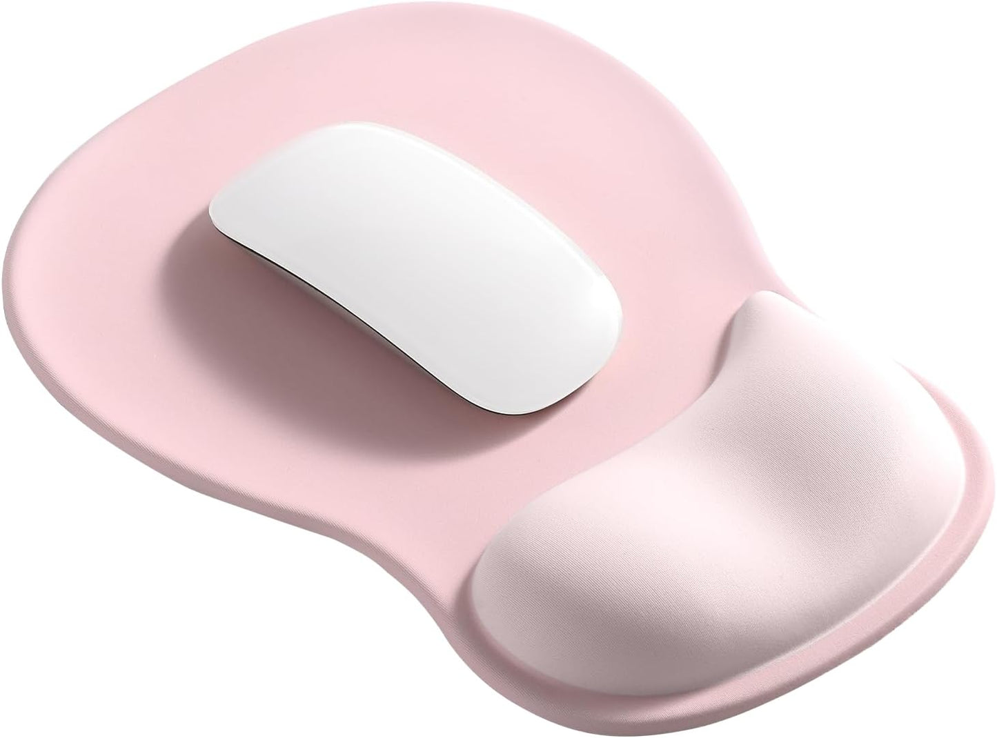 EooCoo Gel Wrist Rest Mouse Pad Ergonomic Middle Concave Design, Relieve Wrist Pain Mousepad, Non-Slip Base for Laptop, Computer, Office Decor for Women, Carpal Tunnel Syndrome