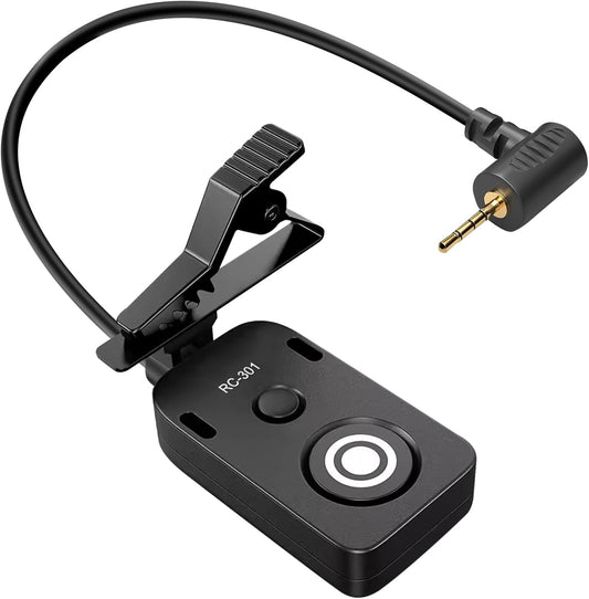 for Leica V-lux114 Cable/for Panasonic Genera Shutter Cable s5 ii S5M2XS GH4 GH5 /6 g85 g9 Remote Camera Small Shutter Release Remote Control V-lux2,V-lux3,V-lux4,V-lux5,V-lux114(RC301-L1 30cm)