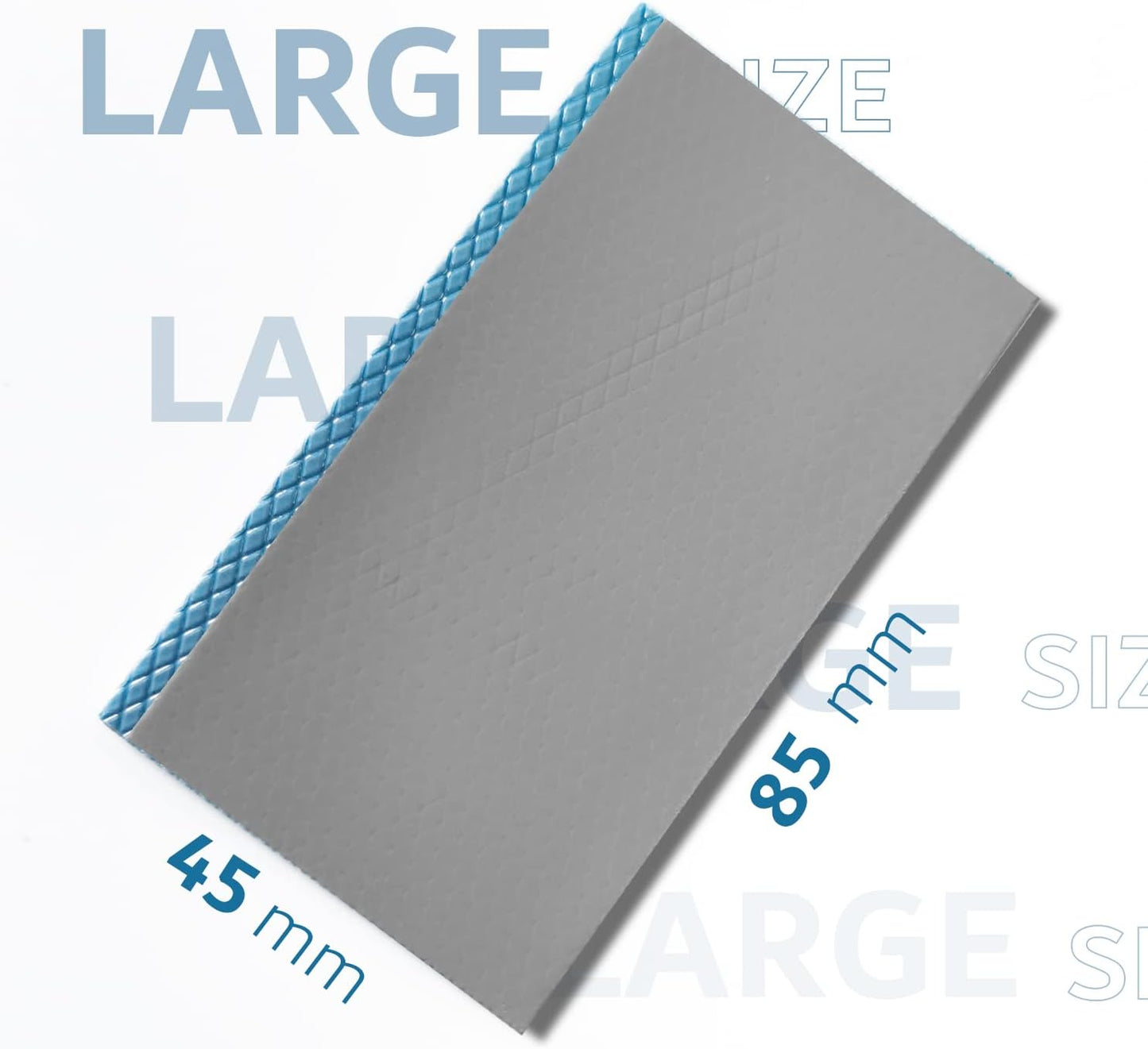 Aairhut Thermal Pad 13W/mK [0.5~3mm], 85 x 45 x 1mm Silicone Cooling Pad Non Conductive Heat Resistance Extreme Odyssey Cover with Dual Self-Adhesive Films for PC Laptop PS4/PS5/CPU/GPU/Computer