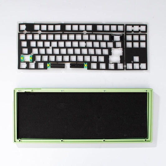 Mintcaps 2-Piece Keyboard Sound Dampening Set - 87 Layout Silencer Pad Gasket EVA Foam for Mechanical Keyboard Switches