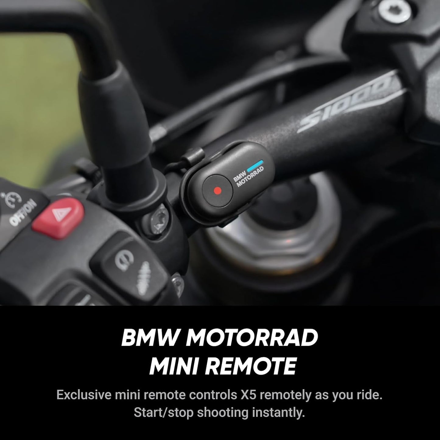 Insta360 X5 BMW Motorrad Edition - Waterproof 8K 360 Action Camera, Leading Low Light, Invisible Selfie Stick Effect, Rugged and Replaceable Lens, 3-Hour Battery, Built-in Wind Guard, Stabilization