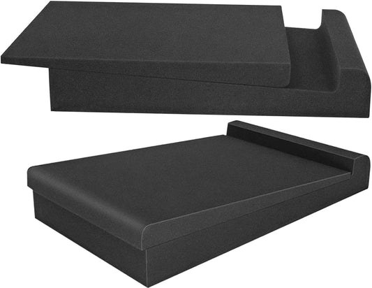 2 Pack Studio Monitor Isolation Pads for 5-6 Inches Speakers Sound Insulation Studio Foam Prevents Vibrations Acoustic Speaker Isolation Pad High Density Fits Most Stands