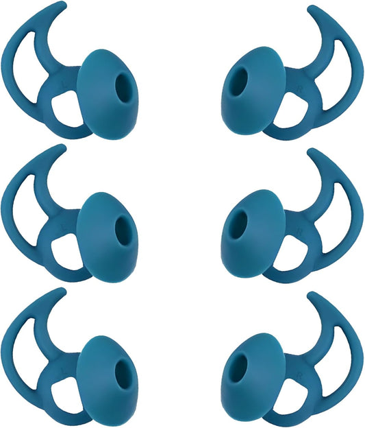 Earbud Covers Silicone Tips Replacement Earbud Tips Compatible with Bose Quietcomfort and Sport Headphone Eartips Ear Bud Tips Large 3 Pairs