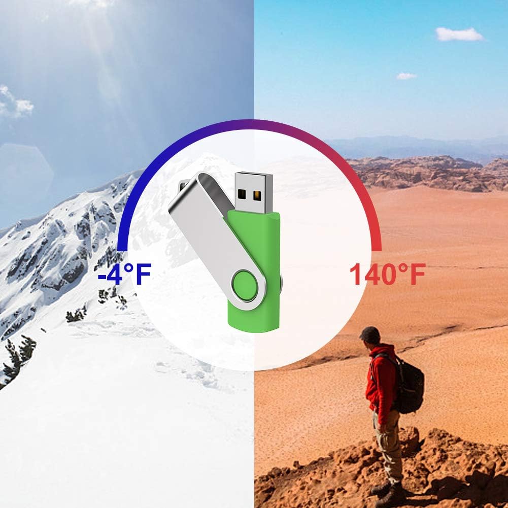 KEXIN 64GB USB Flash Drives 10 Pack - Thumb Drive USB Stick Jump Drive USB 2.0